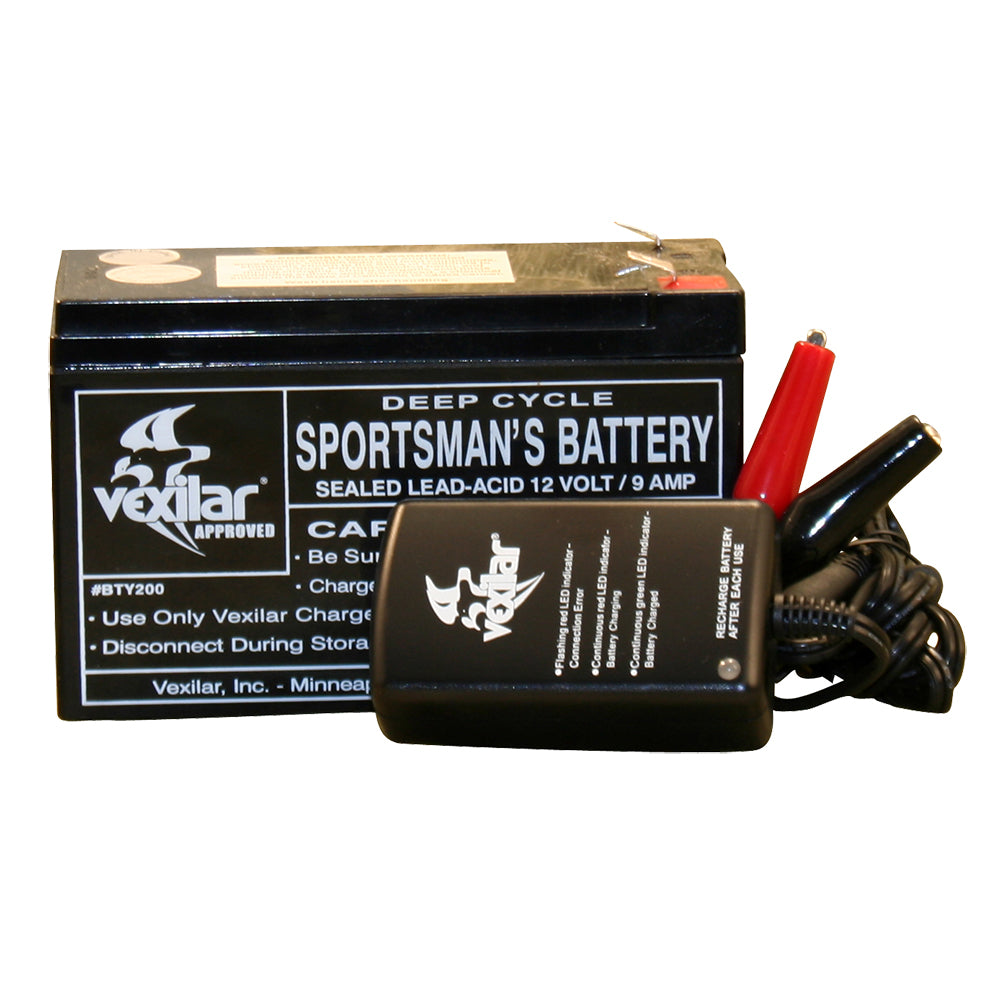 Vexilar V-120 Battery & Charger Image 1