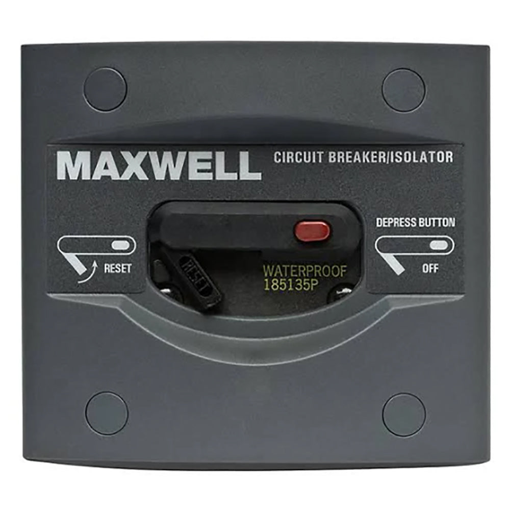 Maxwell P100790 Circuit Breaker Isolator Panel 80 Amp - for DC Winches Image 1