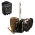 Groco FBVE-2500 24V 2-1/2" Bronze Electric Flanged Seacock - IP-67 Rated Gearbox Image 1
