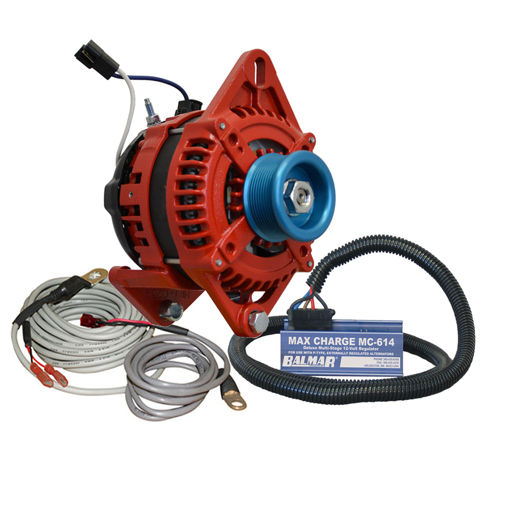 Balmar Xt-Df-170-J10-Kit Alternator 3.15" Dual Foot Saddle J10 Serpentine Image 1
