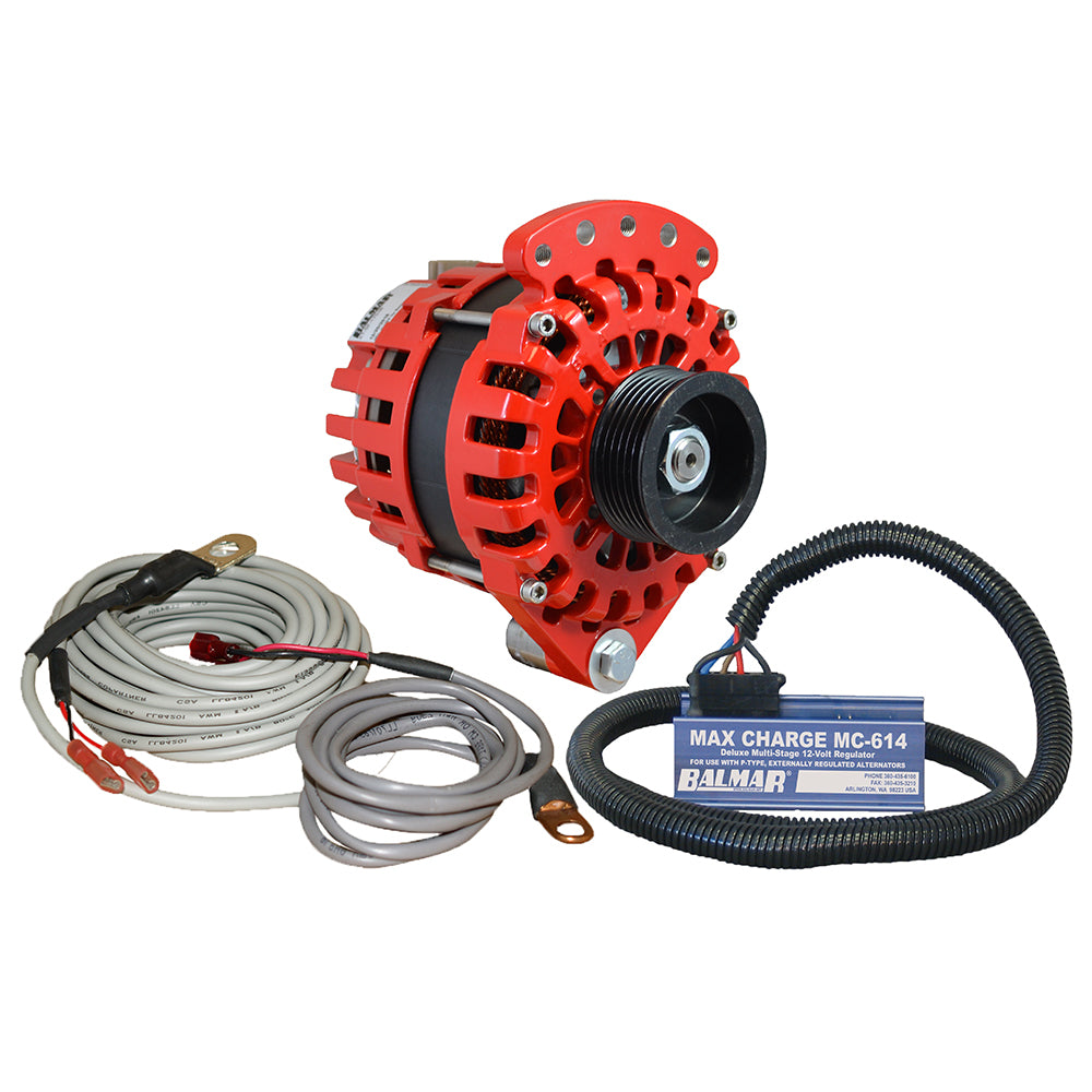 Balmar Xt-Sf-170-K6-Kit Alternator 1-2" Single Foot K6 Serpentine Pulley Image 1