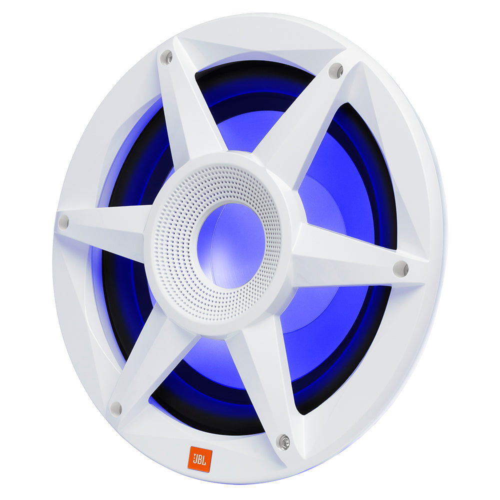 JBL Stadiummw1000Am 10" Marine RGB Passive Subwoofer White - Stadium Series