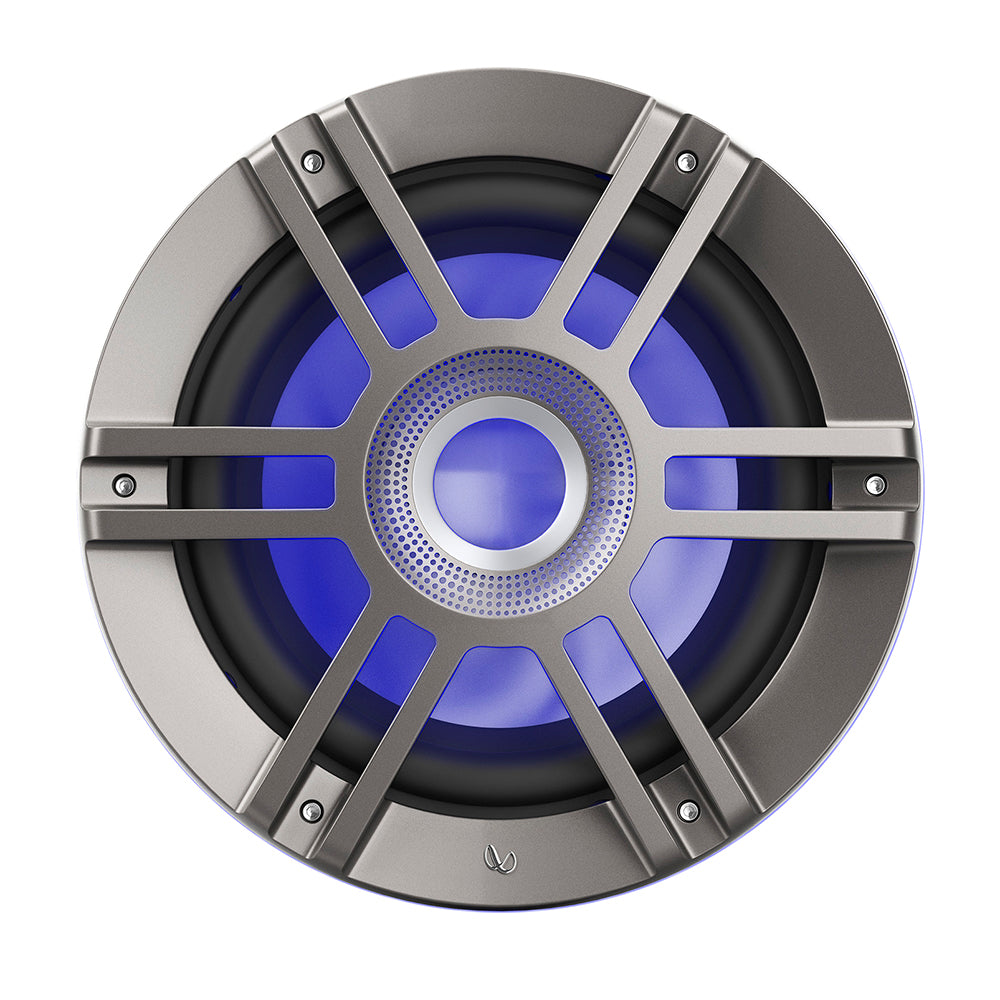 Infinity Kappa1050M 10" Marine Rgb Kappa Series Speakers Titanium/Gunmetal Image 1