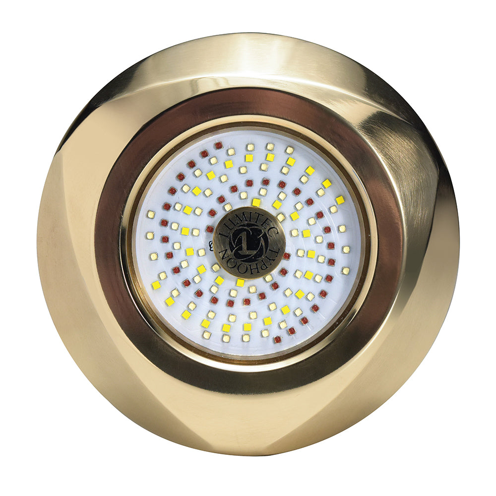 Lumitec 101449 Typhoon Underwater Bronze Thru-Hull Led Light Rgbw Spectrum Image 1