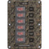 Blue Sea Systems 4325 Circuit Breaker Switch Panel 6 Position Camo Image 1