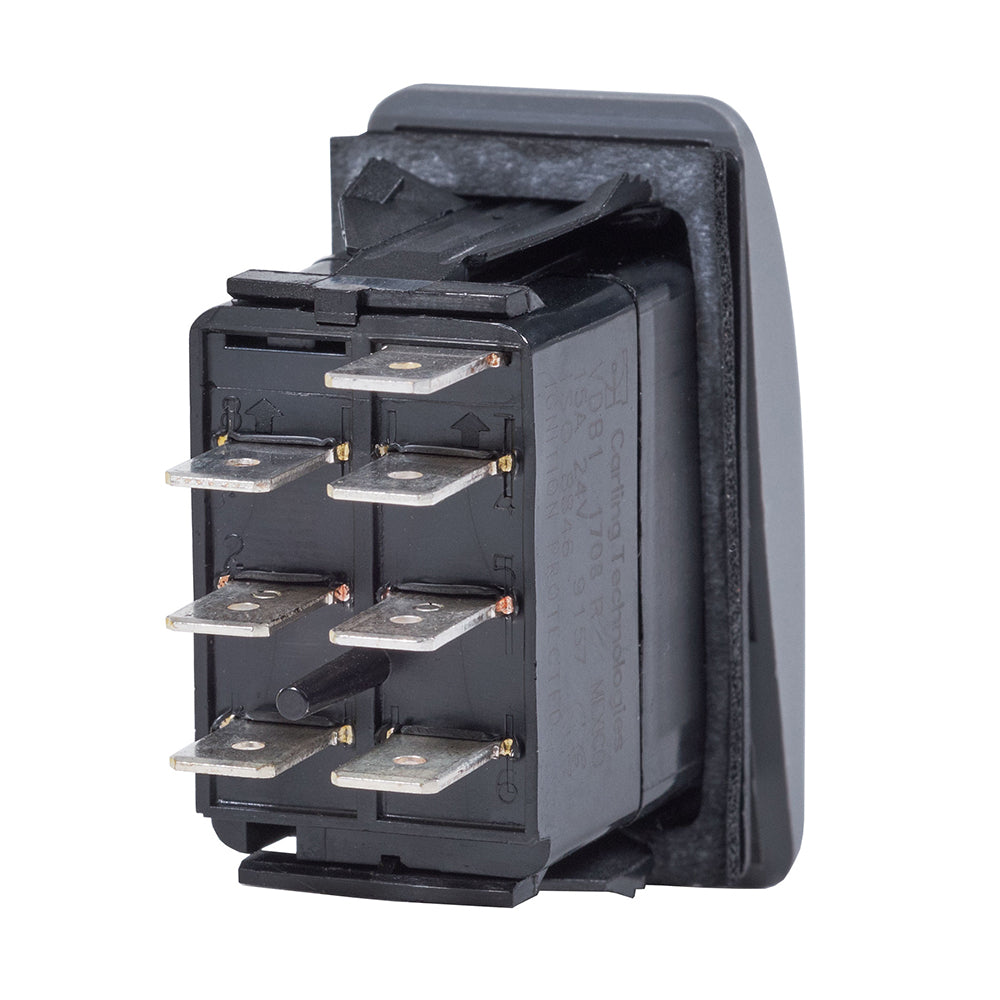Blue Sea Systems 8300 Contura DPDT On-On Switch - Black
