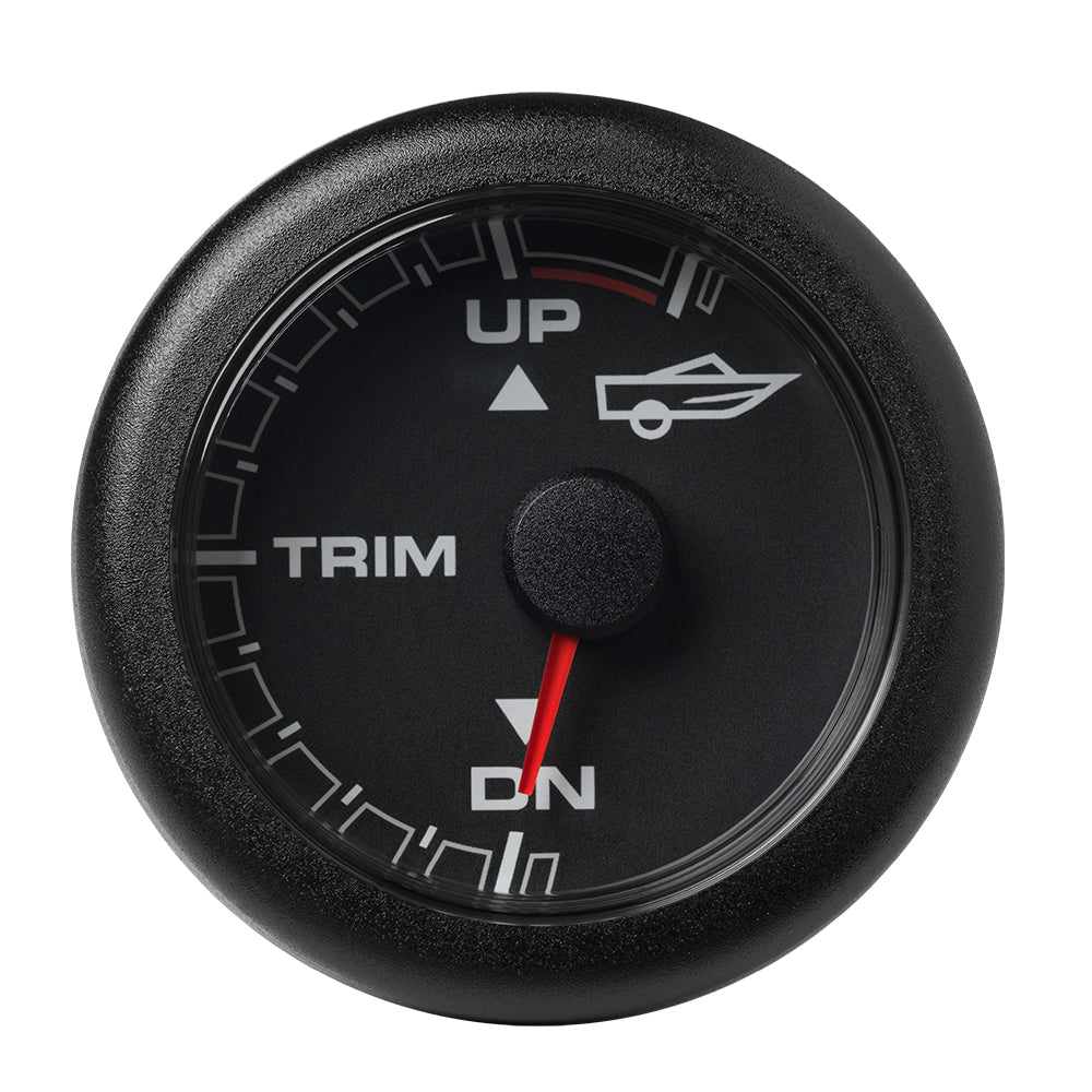 Vdo Marine A2C1065830001 2-1/16" 52Mm Oceanlink Engine Trim Gauge Black Dial Image 1
