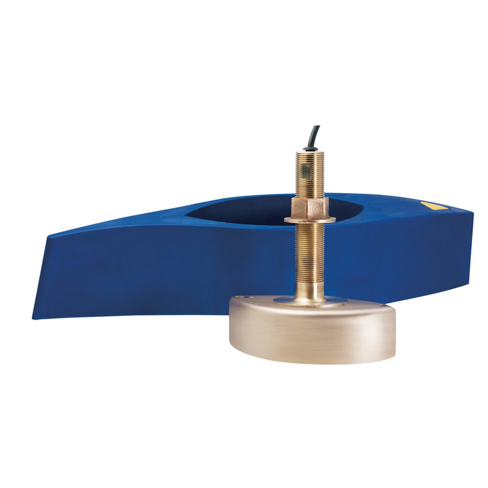 Furuno B285M Chirp Transducer with Temperature - Bronze Thru-Hull Image 1