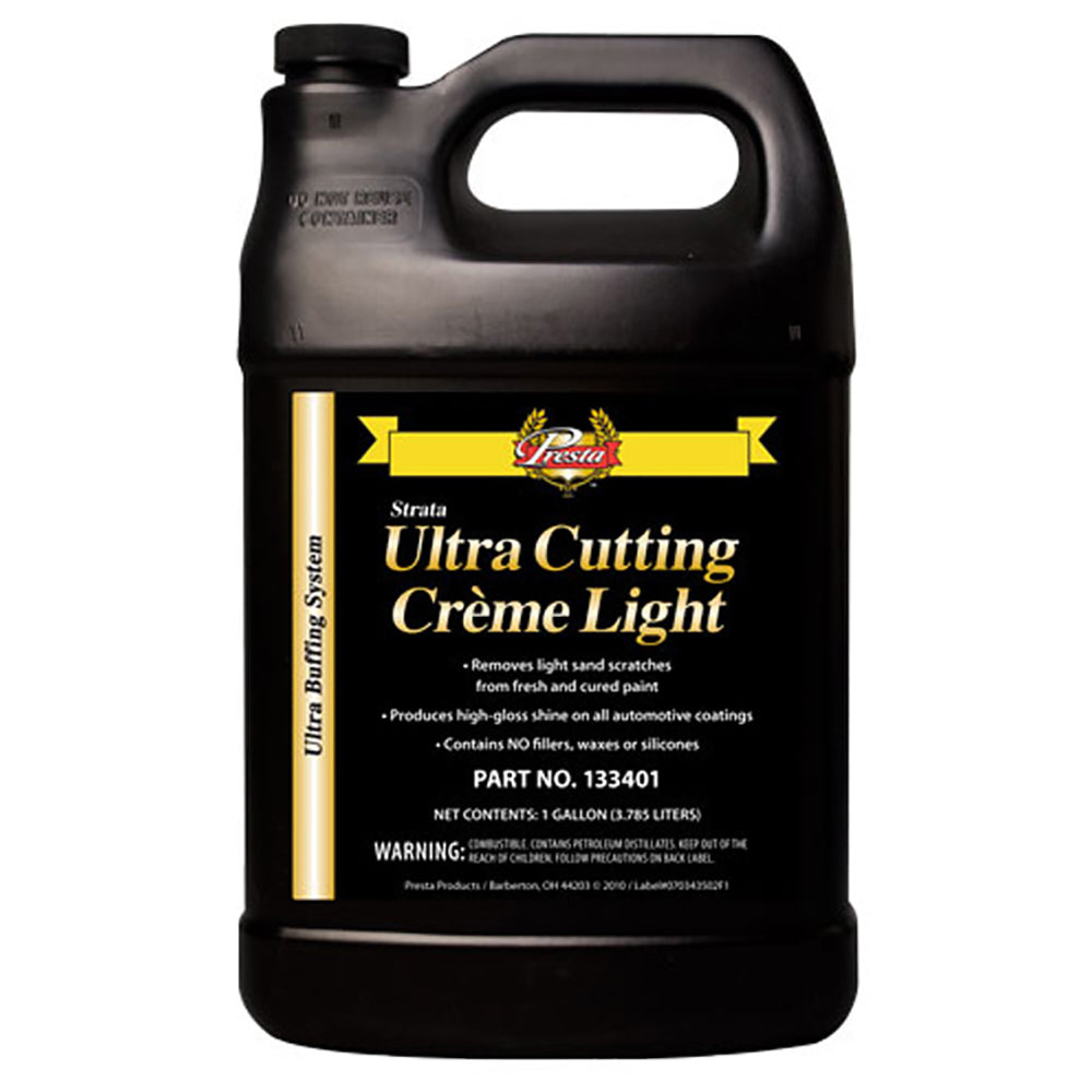Presta 133401 Ultra Cutting Creme Light Gallon - Paint Scratch Remover Image 1