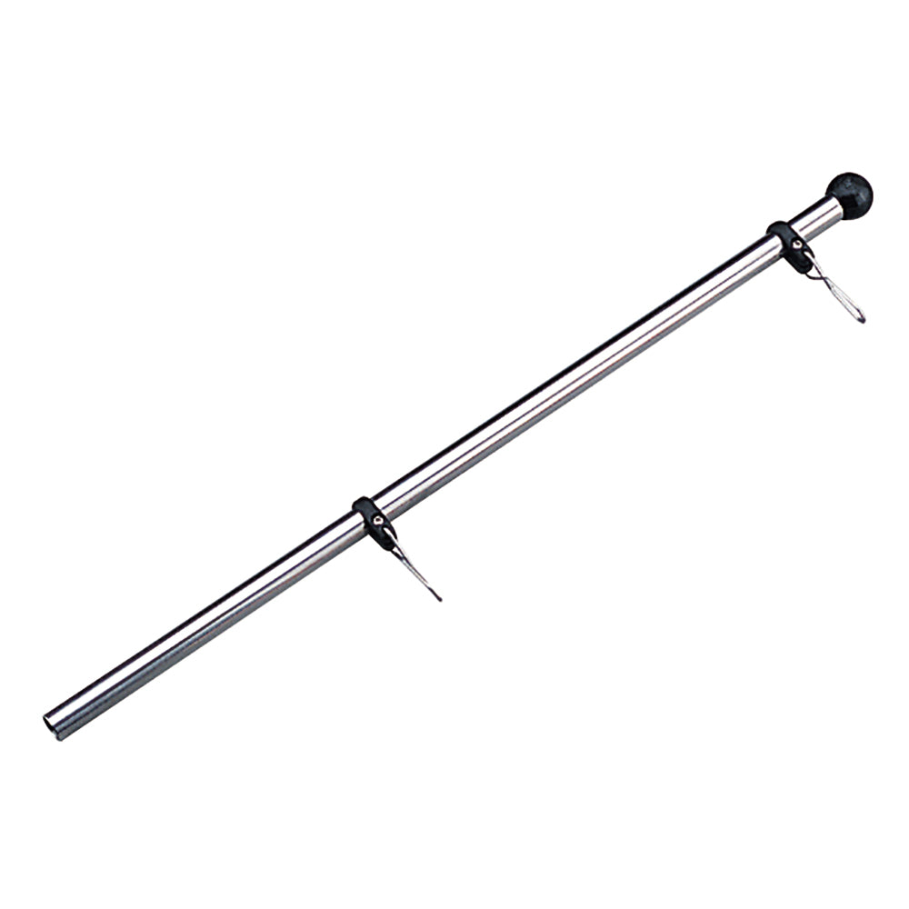 Sea-Dog 328114-1 Stainless Steel Replacement Flag Pole 1/2"X30"" Image 1