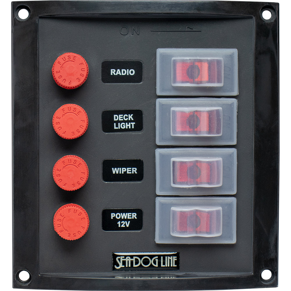Sea-Dog 424016-1 Splash Guard Switch Panel Vertical 4 Image 1