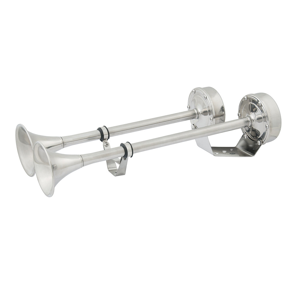 Marinco Sped-24 Dlx Dual Trumpet Horn (10018XL) - Marine Grade Image 1