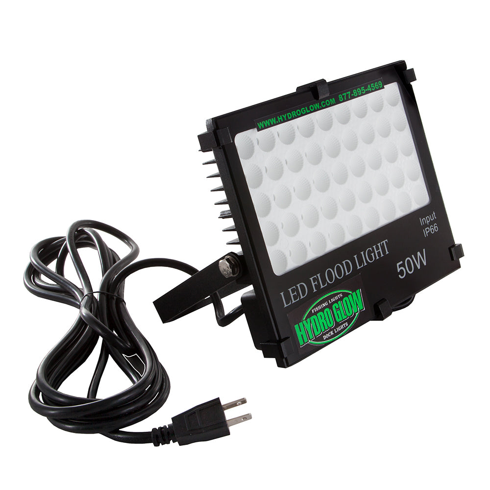Hydro Glow FL50W 50W 120VAC Flood Light White Image 1