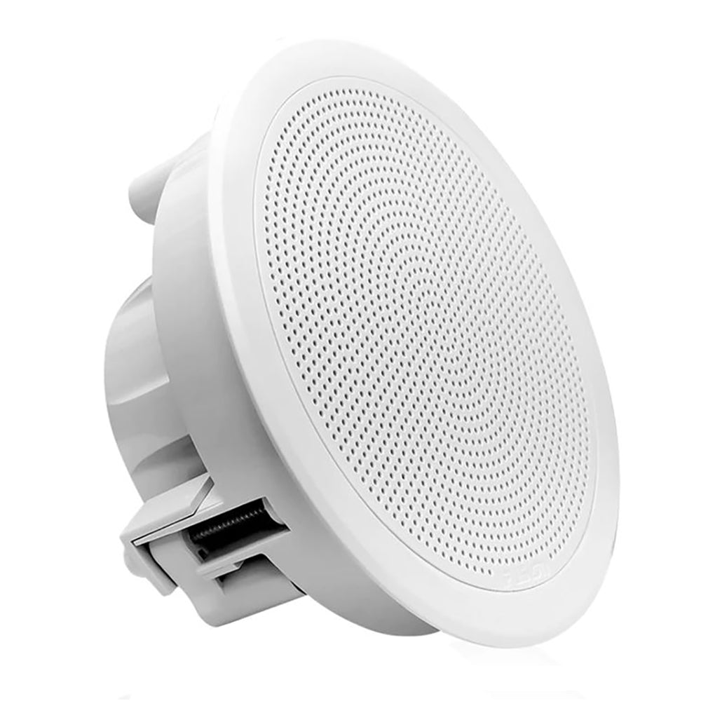 Fusion FM-F65RW 6.5" White Flush Mount Speakers - 010-02299-00 Round Electronics