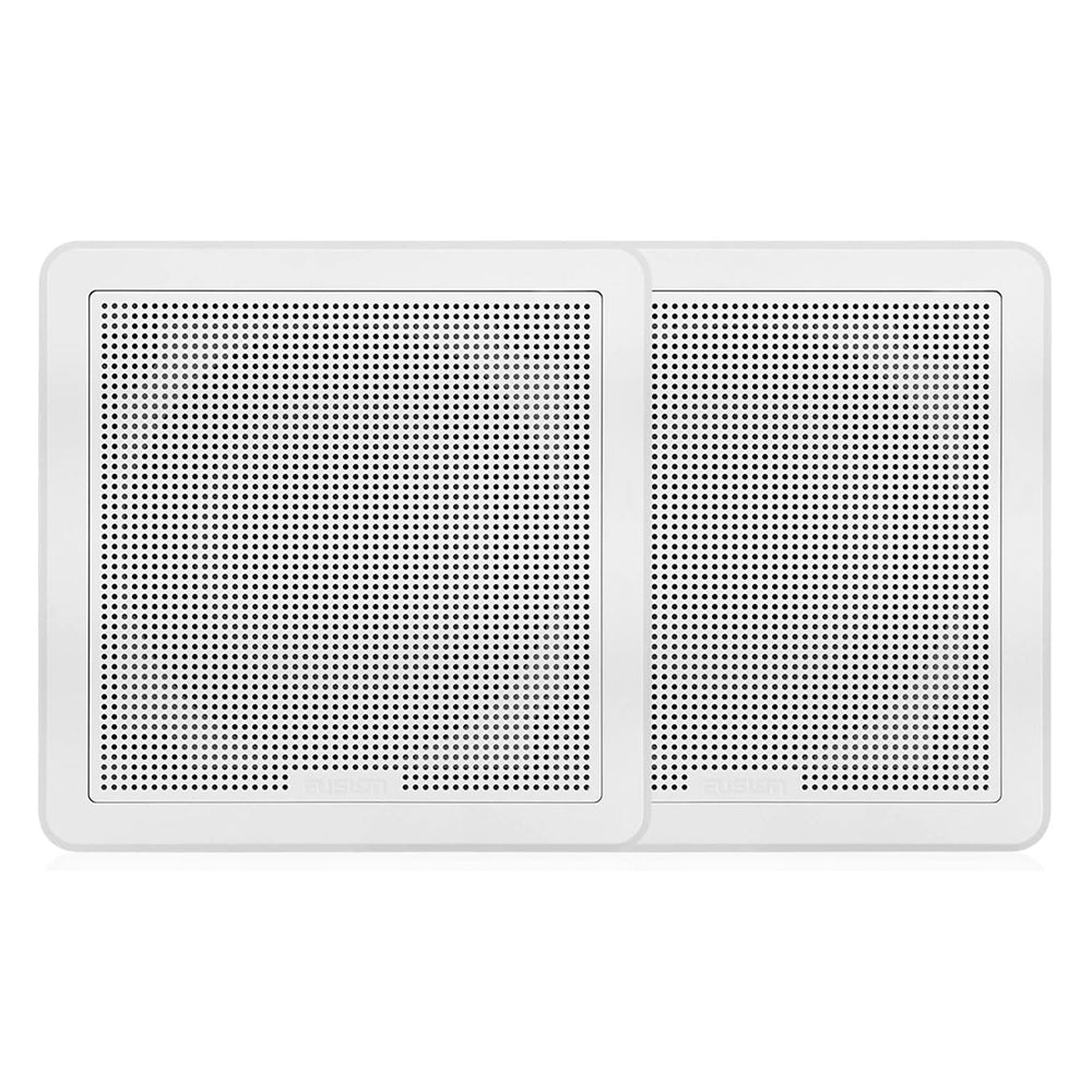 Fusion 010-02300-10 Fm-F77Sw Fm Series 7.7" Flush Mount Square Marine Speakers Image 1