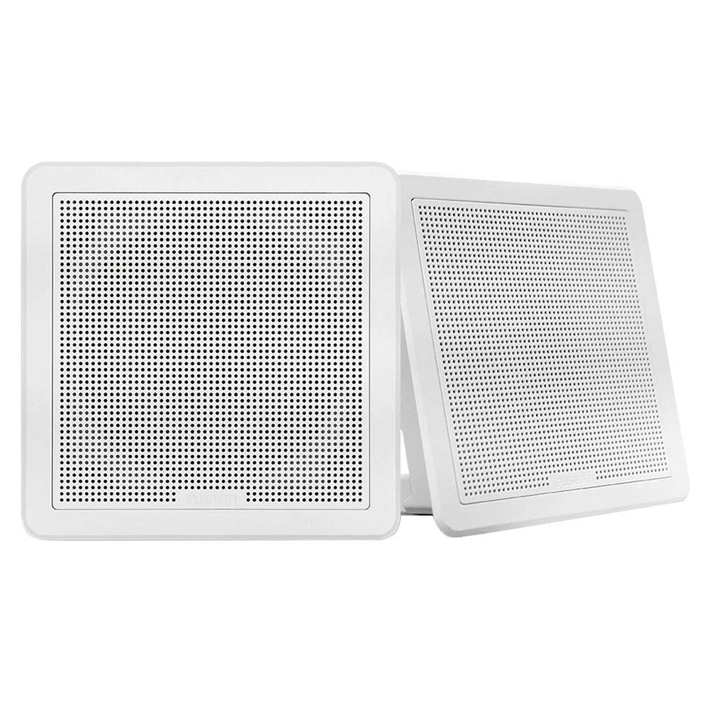 Fusion 010-02300-10 Fm-F77Sw Fm Series 7.7" Flush Mount Square Marine Speakers