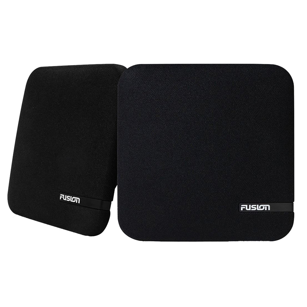 Fusion 010-02263-11 Sm-F65Cb Sm Series 6.5" Shallow Mount Square Speakers Black Image 1