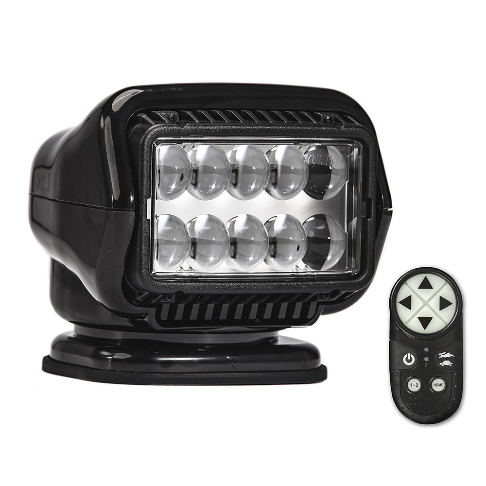 Golight 30514St Stryker St Series Permanent Mount Black Led Wireless Handheld Image 1
