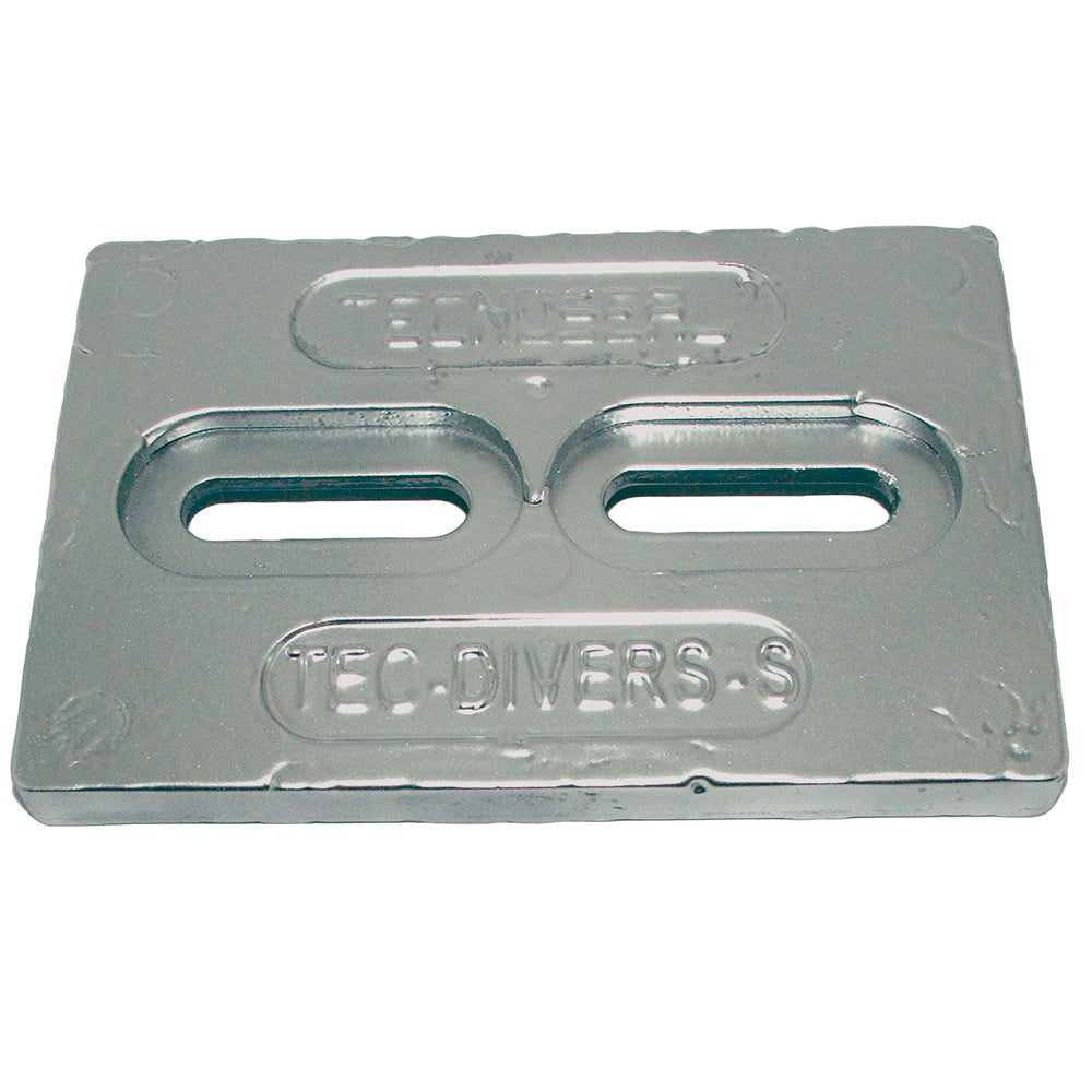 Tecnoseal Tec-Divers-Sal Mini Aluminum Plate Anode 6" x 4" Hulls Image 1