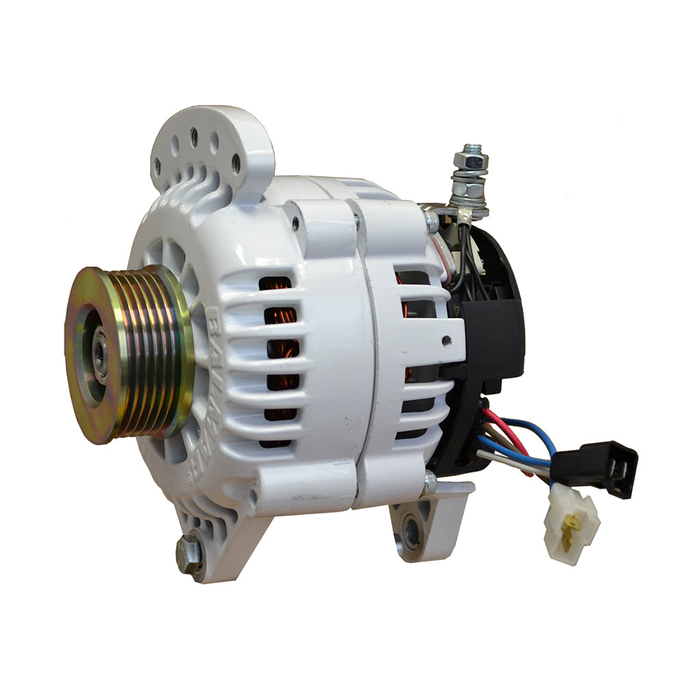 Balmar 60-120-K6 Alternator 120 Amp 12V 3.15" Dual Foot Saddle Single K6 Pulley Image 1