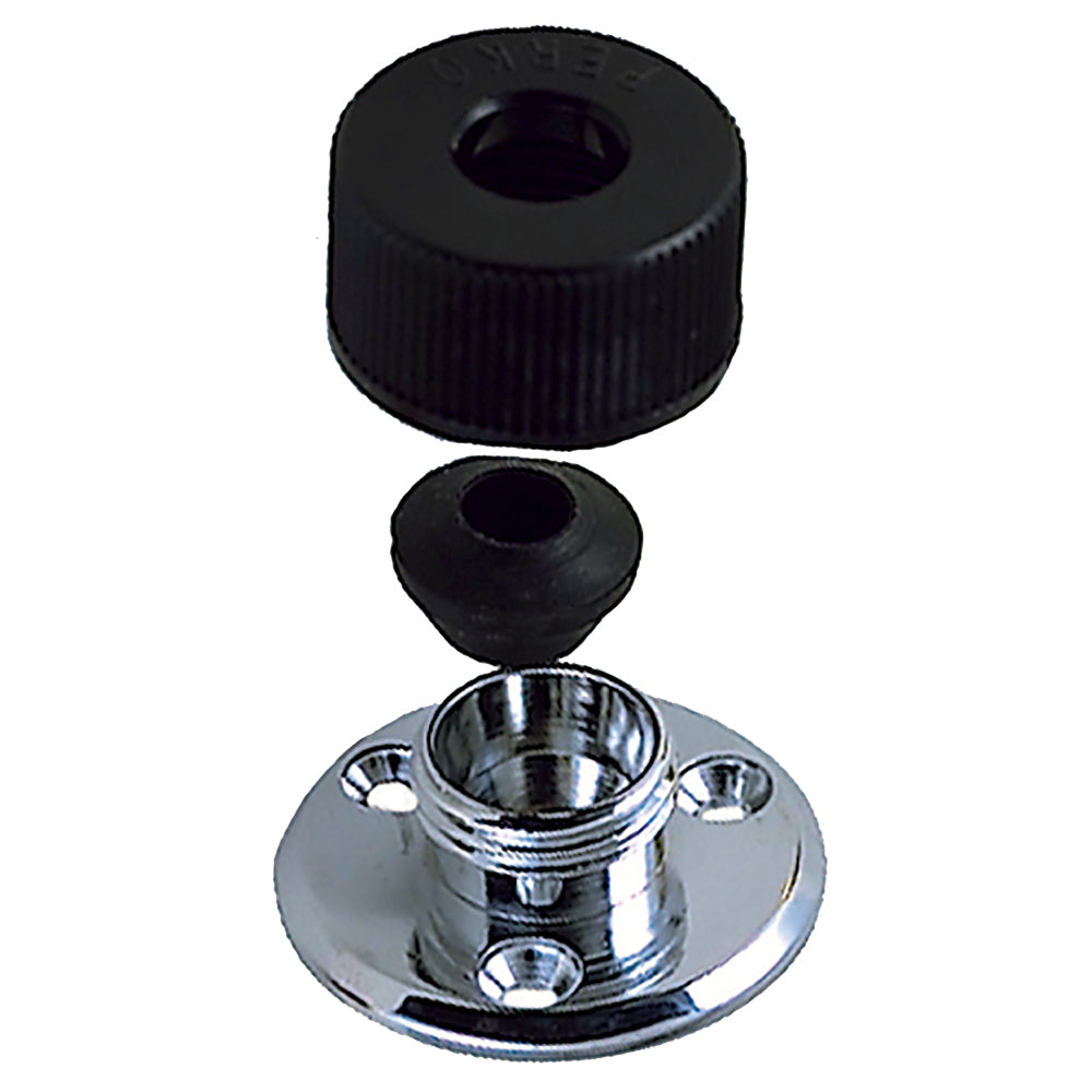 Perko 0424Dp0Chr Watertight Cable Outlet 5/16" Chrome Plated Brass Image 1