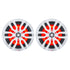 Ds18 Nxl-6 Hydro 6.5" 2-Way Marine Speakers Rgb Led Lights 300W White Image 1