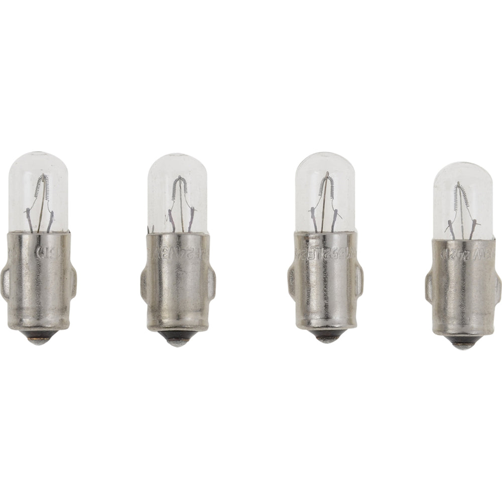 Vdo 600-807 Type A 24V White Metal Base Bulb 4-Pack Image 1