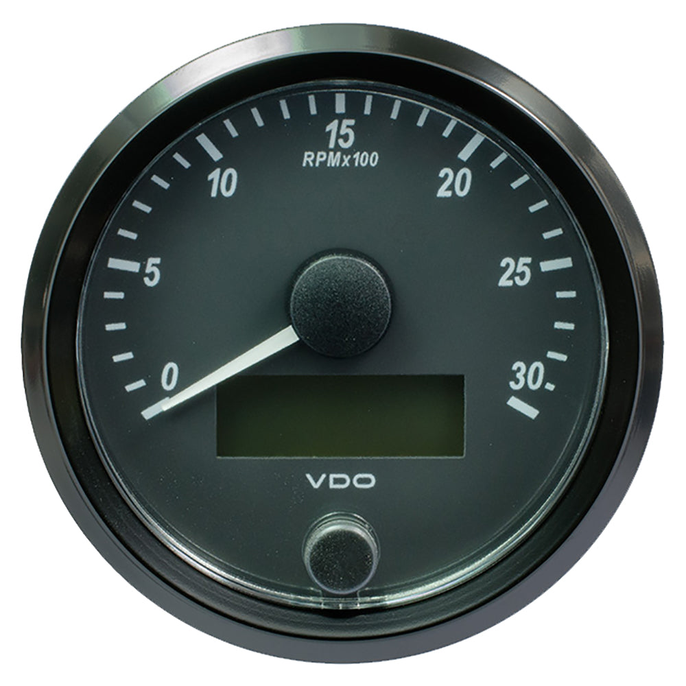 VDO A2C3832980030 SingleViu 80mm Tachometer 3000 RPM Image 1
