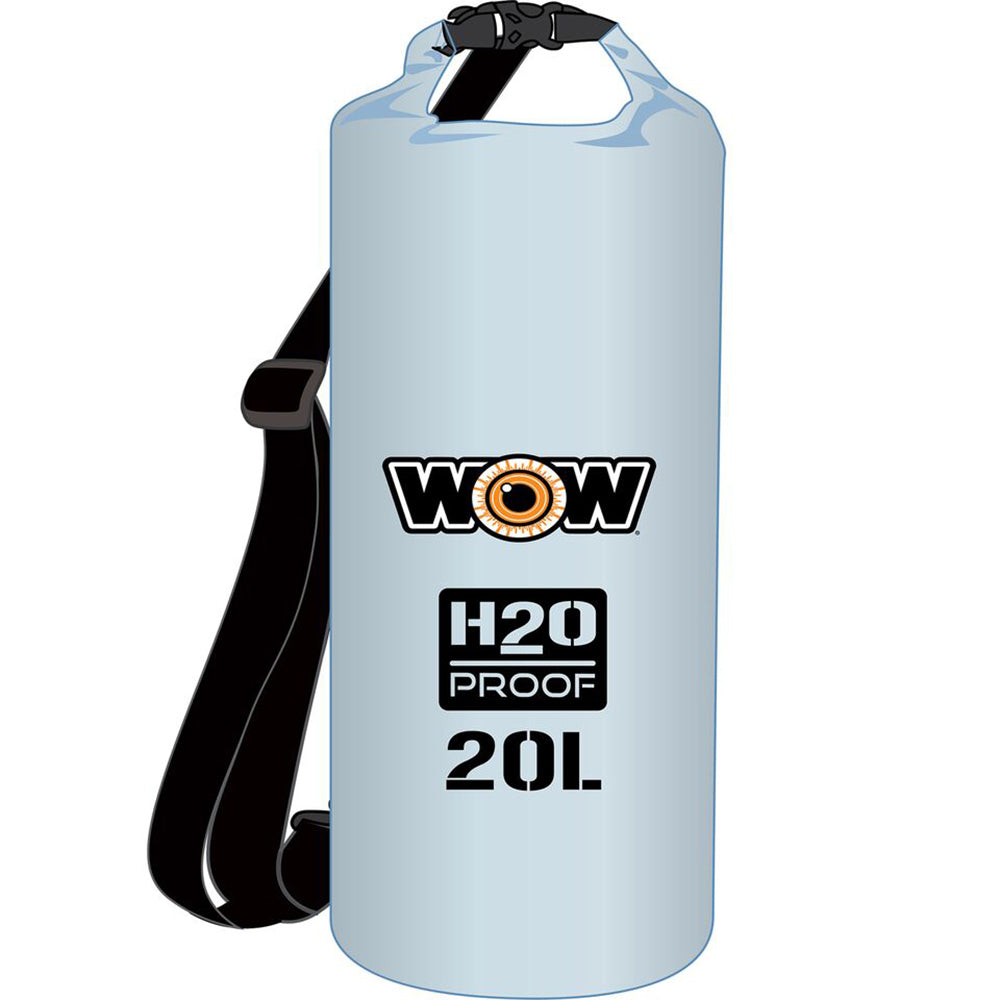 Wow Watersports 20L Clear H2O Proof Dry Bag - 18-5080C Image 1