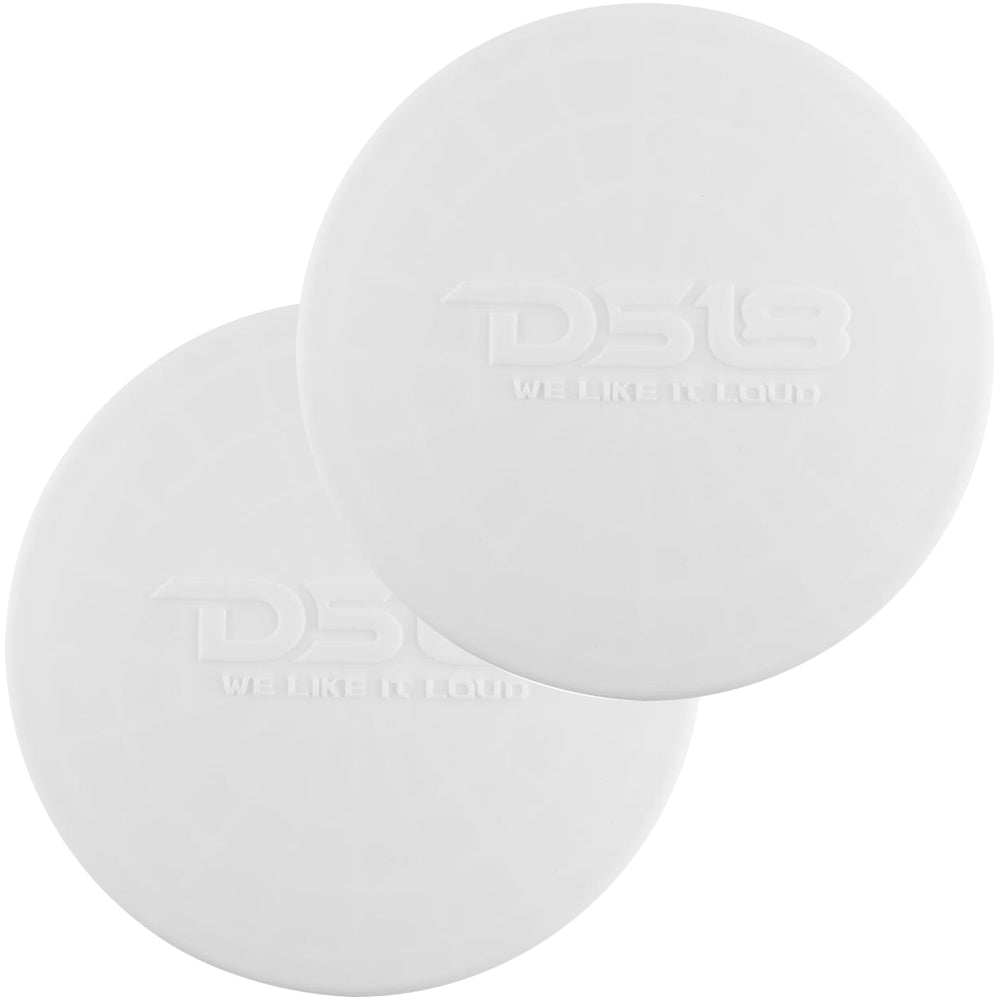 Ds18 Cs-8W Silicone Marine Speaker Cover 8" Speakers White Image 1