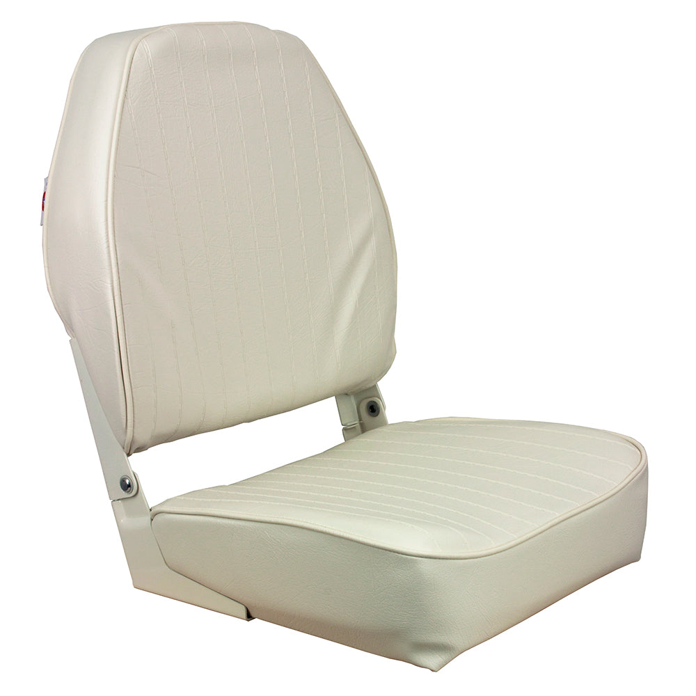 Springfield Marine High Back Folding Seat - White (1040649) Image 1