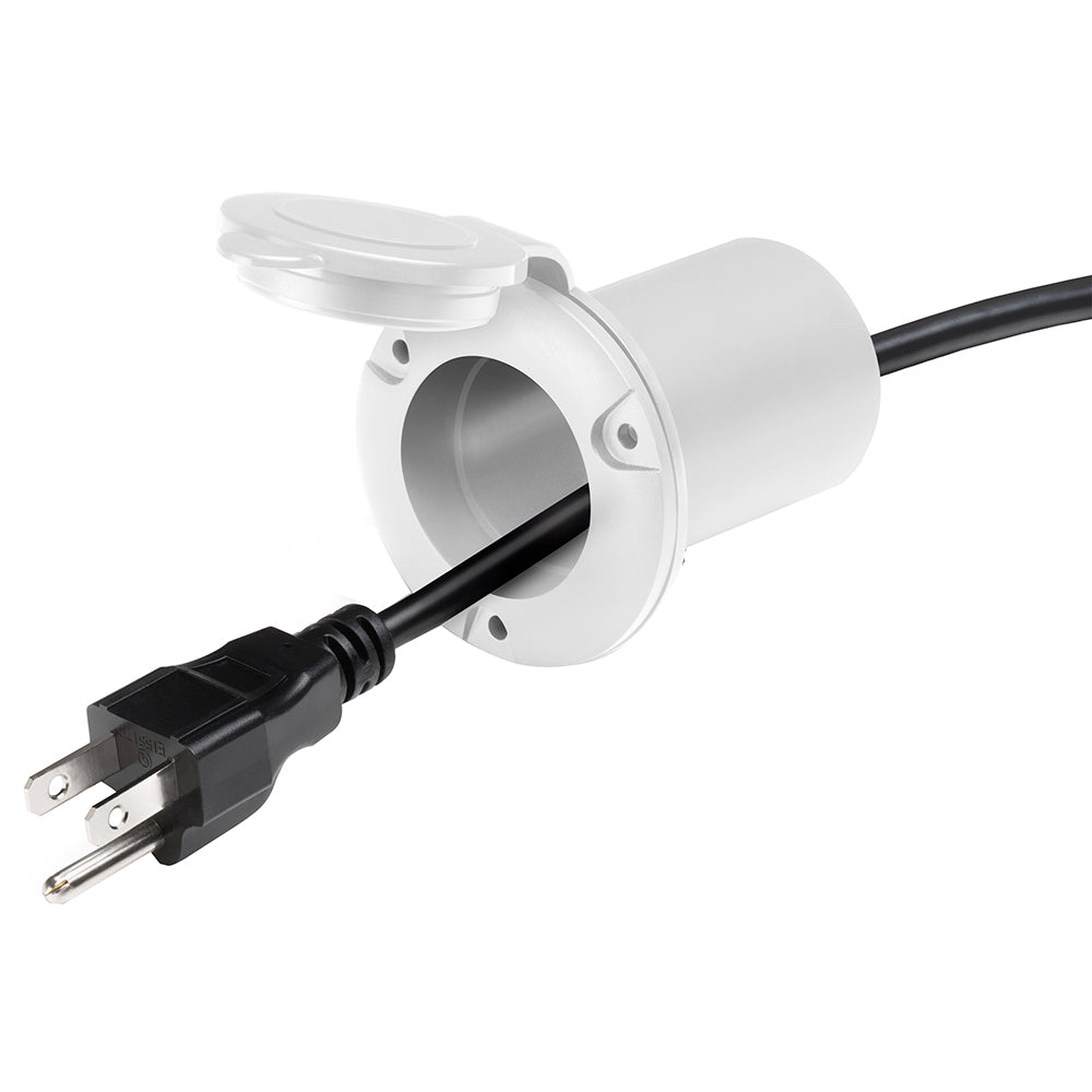 Guest 150Phw White Universal AC Plug Holder