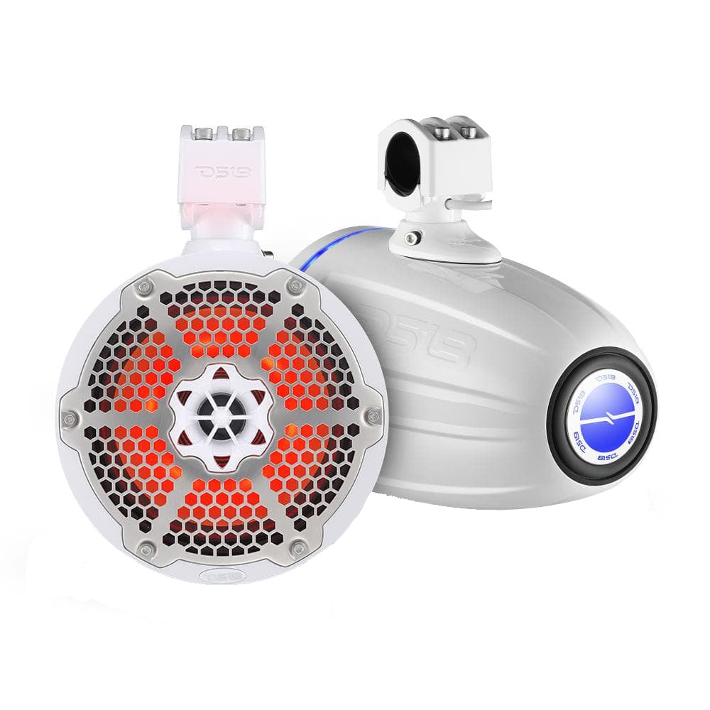 Ds18 Nxl-X8Tpneo/Wh Hydro 8" Neodymium Marine Towers Built-In Passive Radiator Image 1