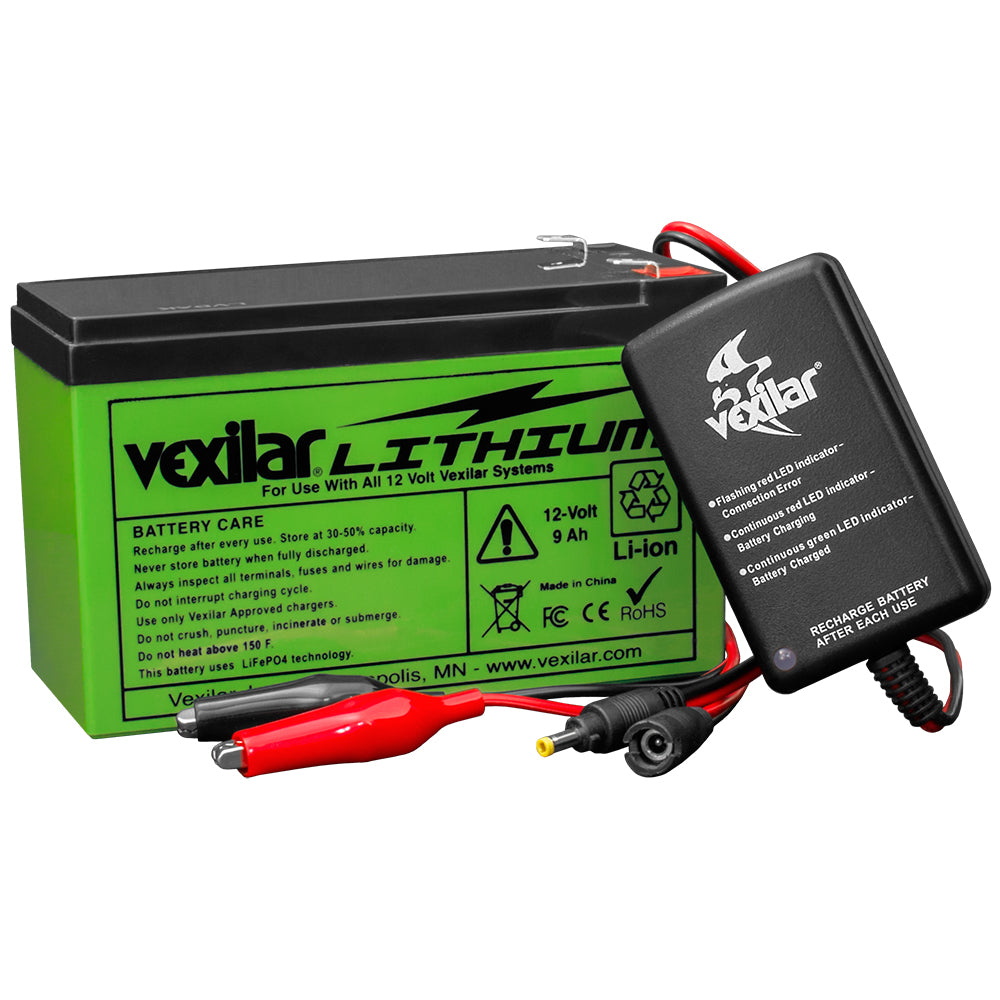Vexilar V-120L Lithium Battery & Charger Image 1