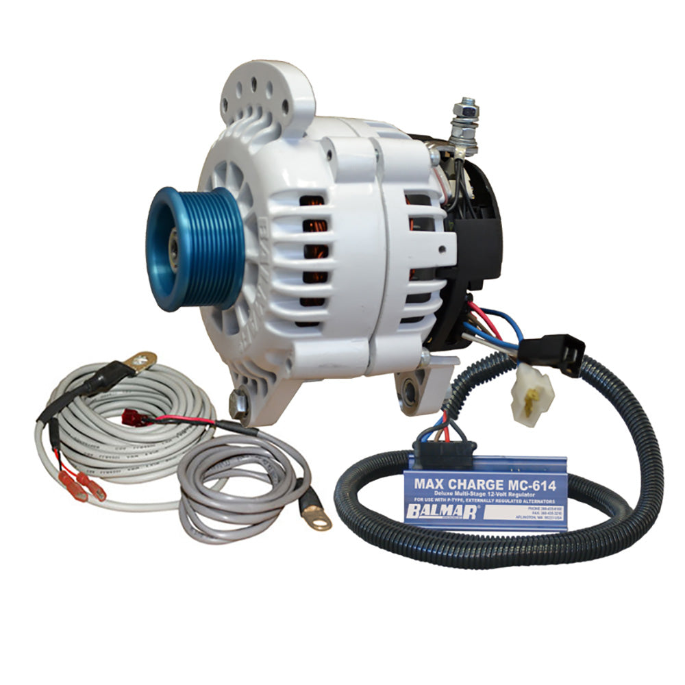 Balmar 60-Yp-Mc-100-J10 Alternator 100 Amp Kit 12V 3.15" Dual Foot Saddle J10 Image 1