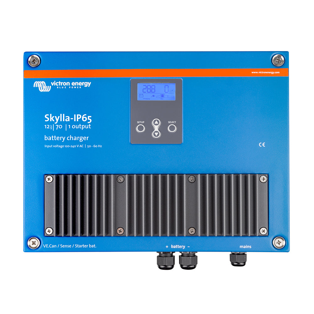 Victron Energy Skylla-IP65 12/70 Battery Charger 1+1 120-240VAC - Sky012070000 Image 1