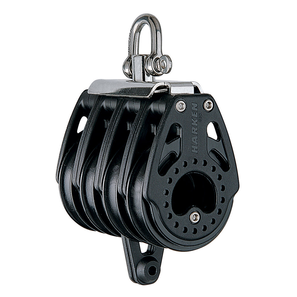 Harken HSB380 57mm Quad Block Swivel with Center Becket Image 1