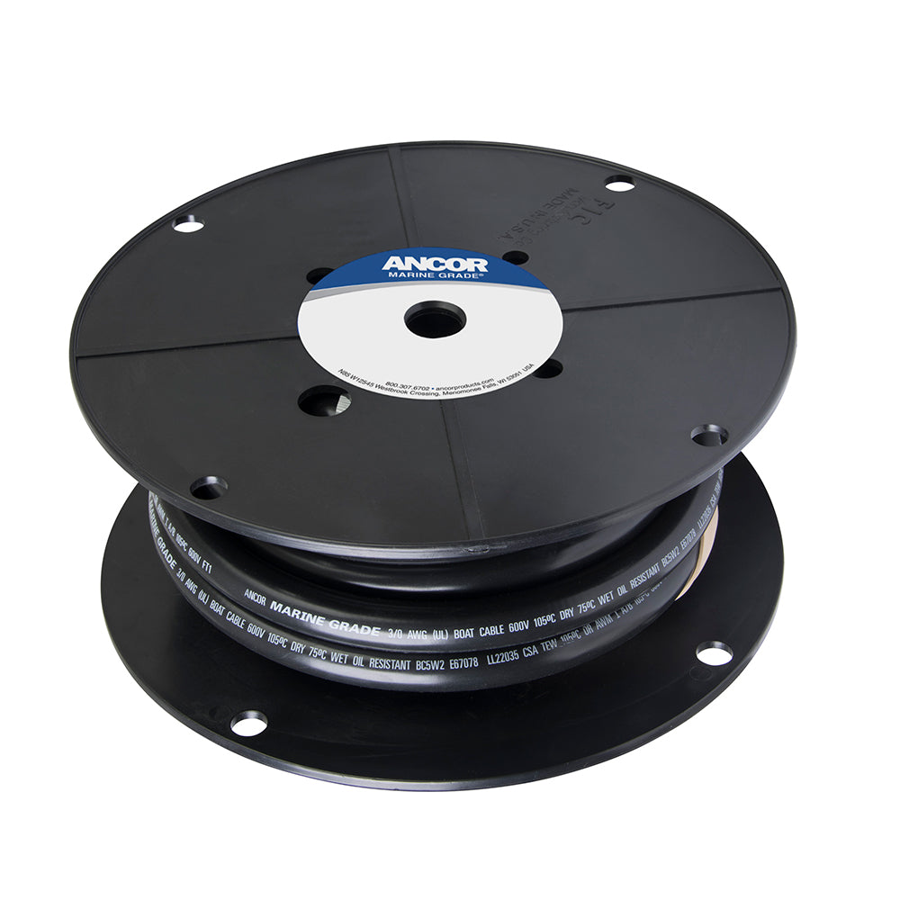 Ancor 118005 Tinned Copper Battery Cable 3/0 Awg 81Mm² Black 50' Image 1