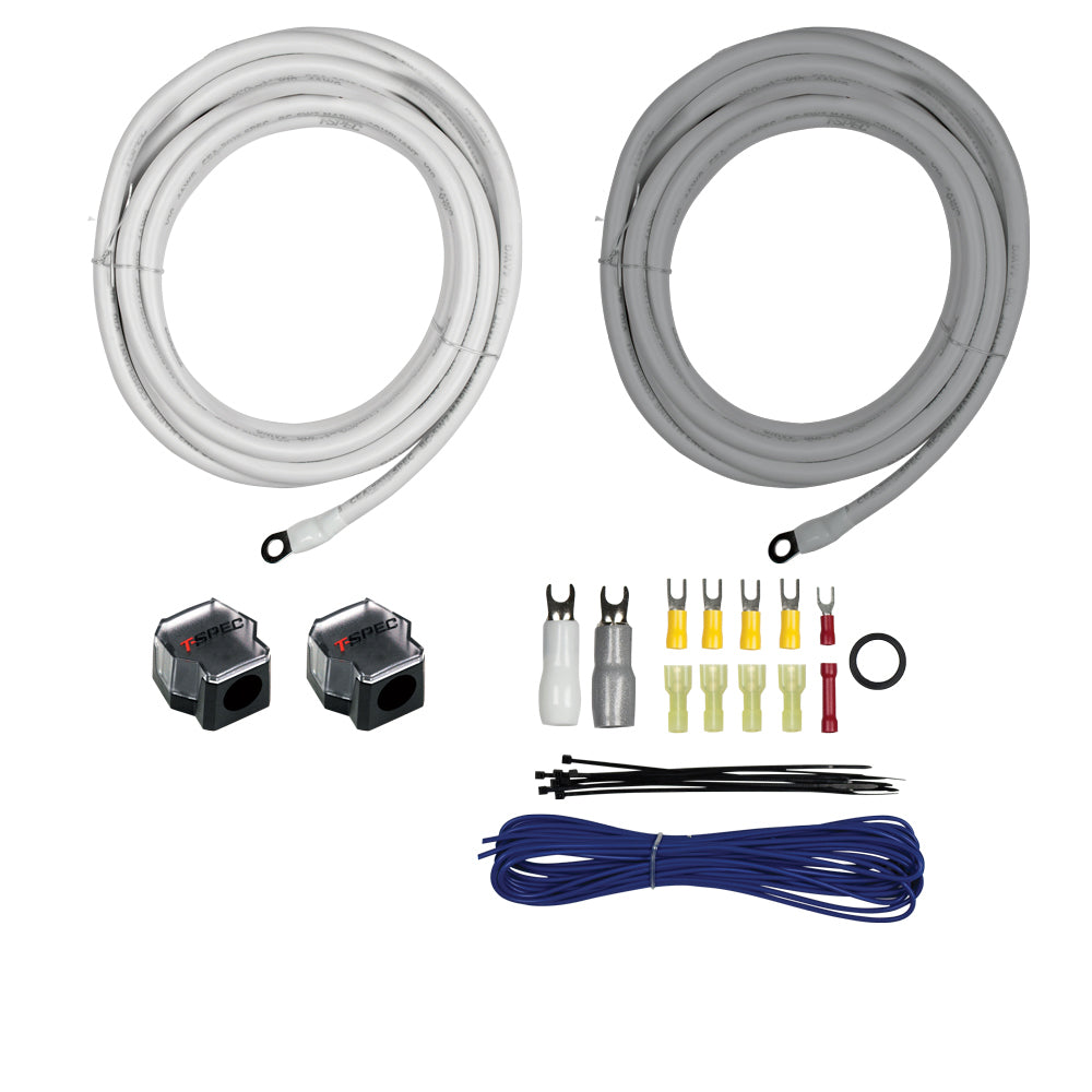 T-Spec V10-D108K 8 Gauge 4 Wire Add-A-Amp Kit - Amplifier Installation Image 1