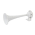 Marinco 10104 White Epoxy Coated Single Trumpet Mini Air Horn Image 1