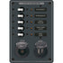 Blue Sea Systems 8120 Breaker Panel 5 Position Dc Socket And Dual Usb Image 1