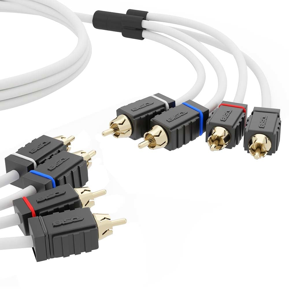 Ds18 Mofcr-6Ft.4Ch Marine Tinned Ofc Rca Cable 4 Channel 6' Image 1