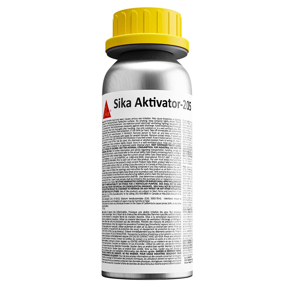 Sika Aktivator-205 Clear 250ml Bottle - 108616 Adhesion Promoter Image 1