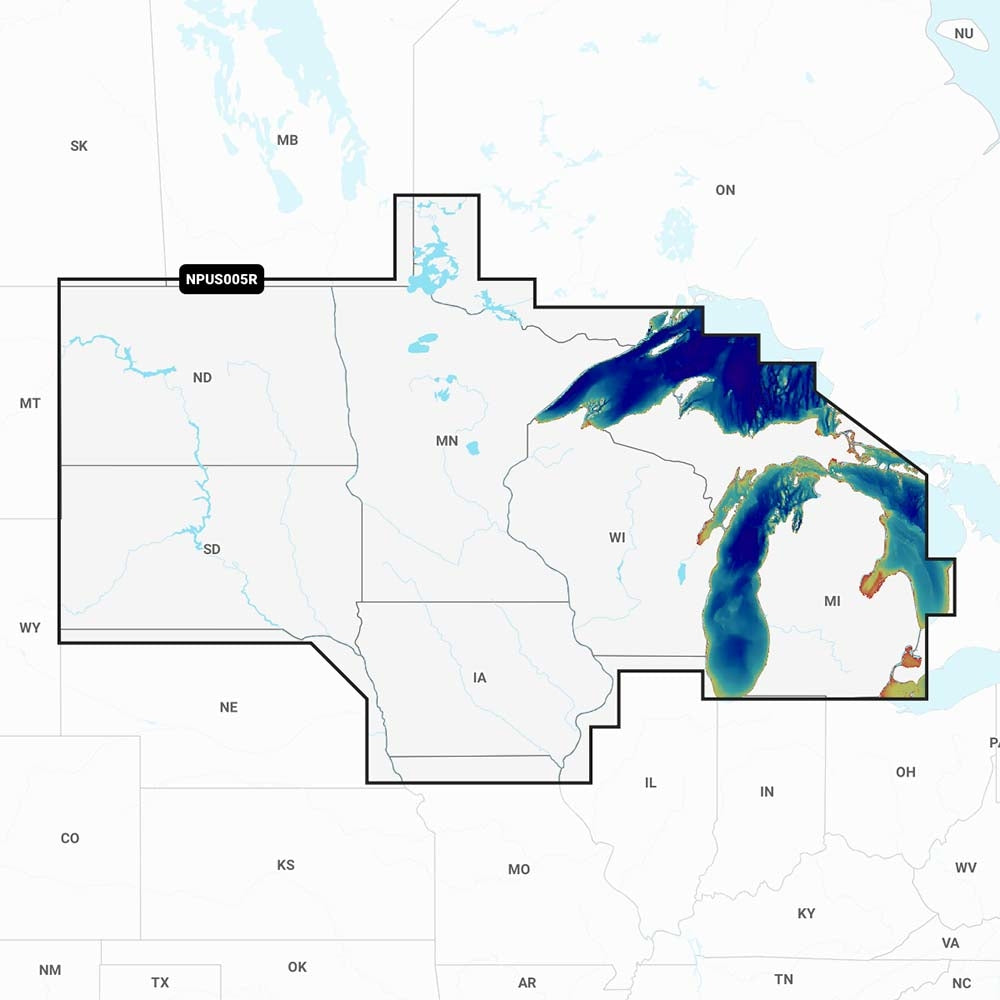 Navionics 010-C1368-40 Platinum+ Npus005R U.S. North Microsd Image 1