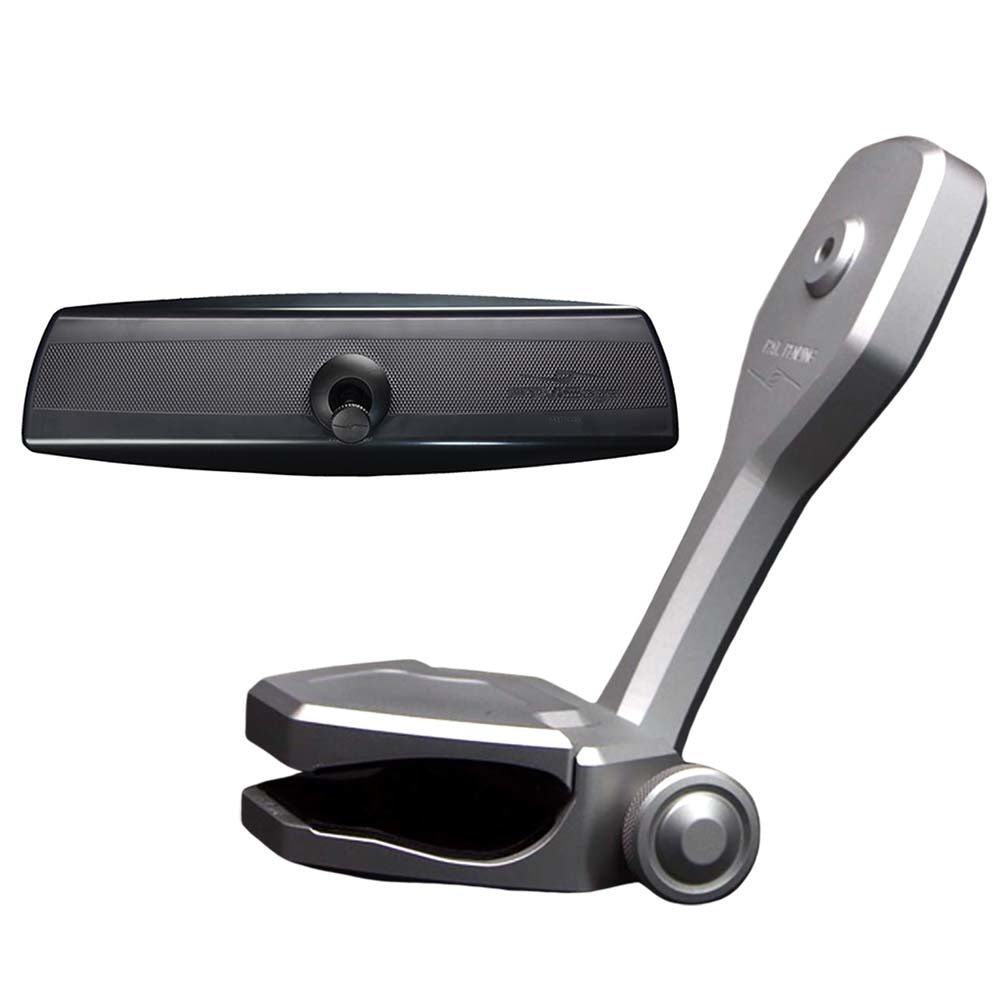 PTM Edge P12848-2320TEBCL Mirror/Bracket Kit VR-140 PRO Mirror and ZXR-320 Silver Image 1