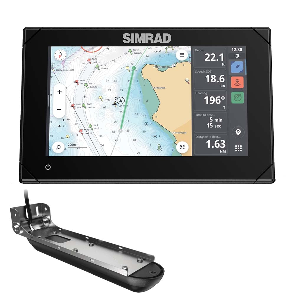 Simrad 000-15365-001 Nsx 3007 7" Combo Chartplotter And Fishfinder Active Image 1