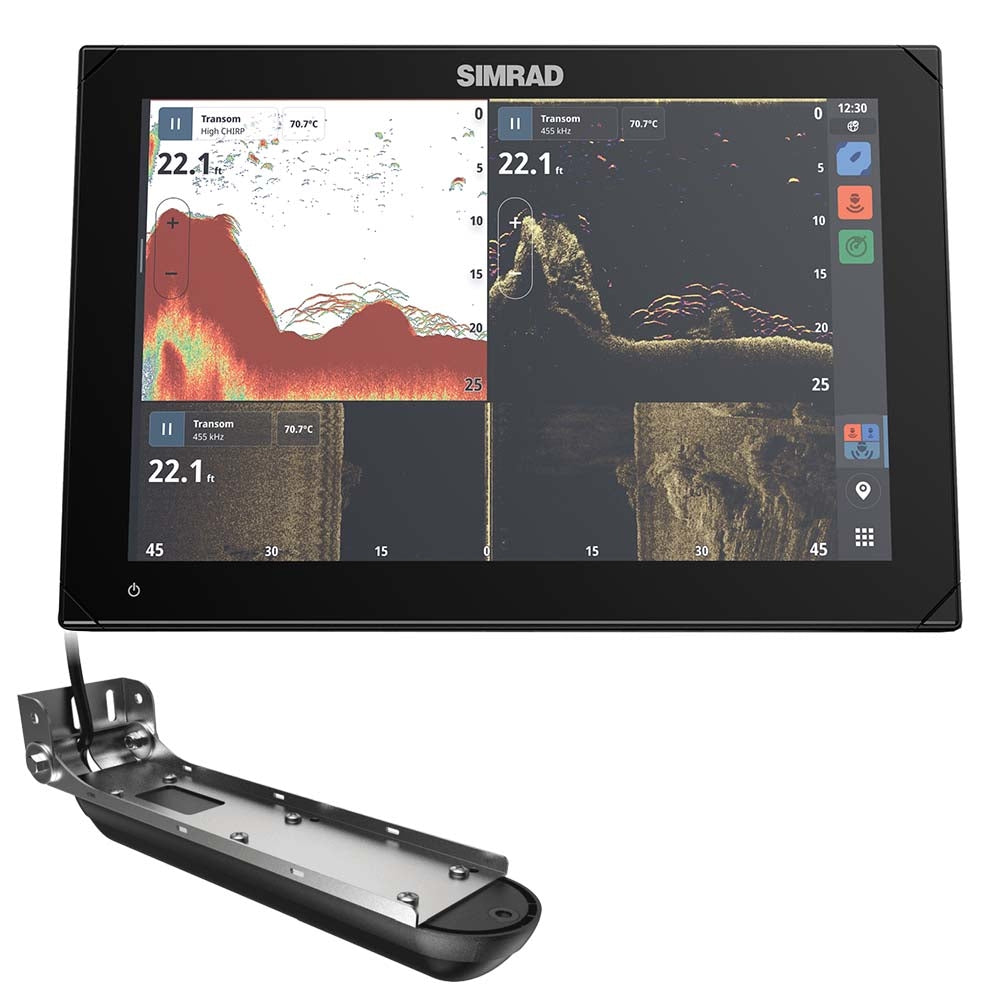 Simrad 000-15367-001 NSx 3012 12" Combo Chartplotter and Fishfinder Active Image 1