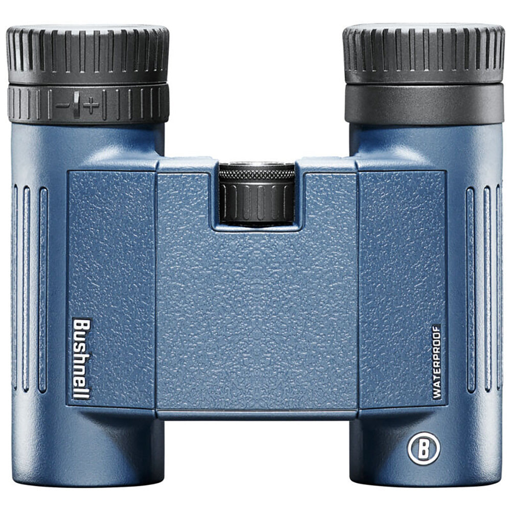 Bushnell 132105R 12x25mm H2O Binocular with Dark Blue Roof, Waterproof/Fogproof, Twist Up Eyecups