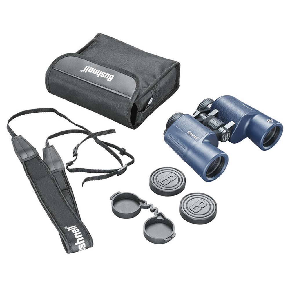 Bushnell 134211R 10X42Mm H2O Binocular Dark Blue Porro Wp/Fp Twist Up Eyecups