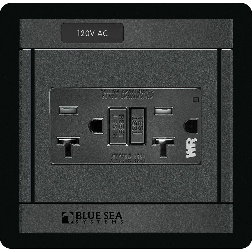 Blue Sea Systems 1499 360 Panel 120V Ac Gfci Dual Outlet Image 1